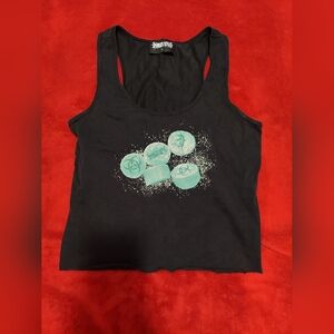 Dolls Kill Darker Wavs Diatonic Graphic Knit Tank Top